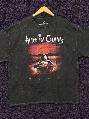 Alice In Chains Dirt Album Cover Poster Grunge T-Shirt 2X